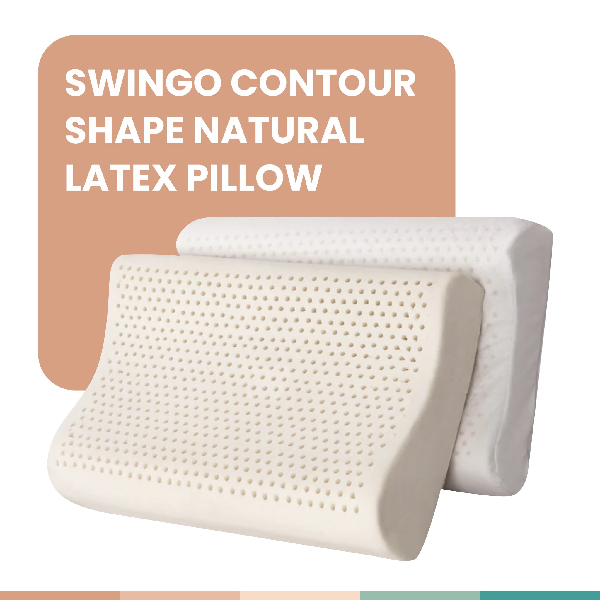 Swingo Contour Shape Nautral Latex Pillow